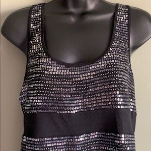Express sequined tank size Small